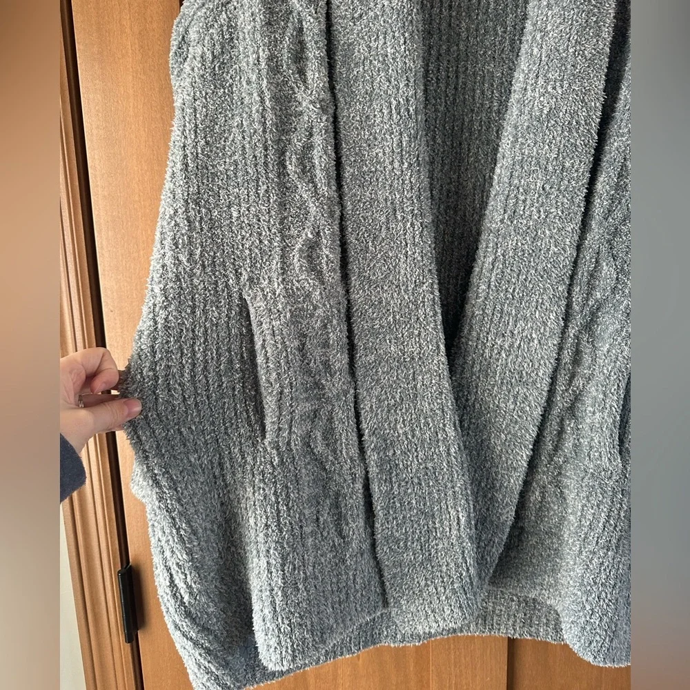 NWT Barefoot Dreams Cozy Chic Cabin Cable Cardigan 1X - Picture 2 of 12